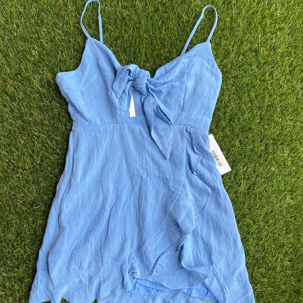 Blue dress